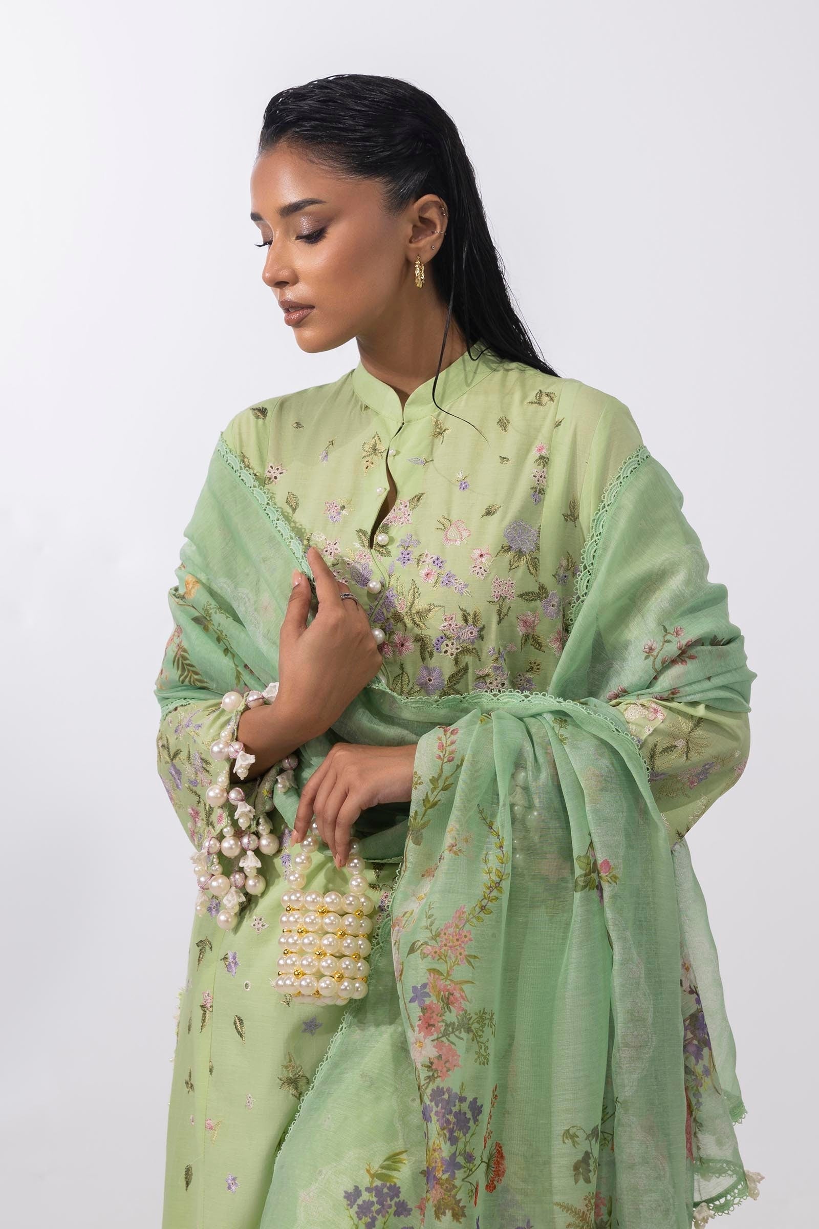 Sana Safinaz | Muzlin Summer 25 | 015B by Sana Safinaz - Designer Dress - Type: Ladies Clothes - Available at Libayah - 100% Original