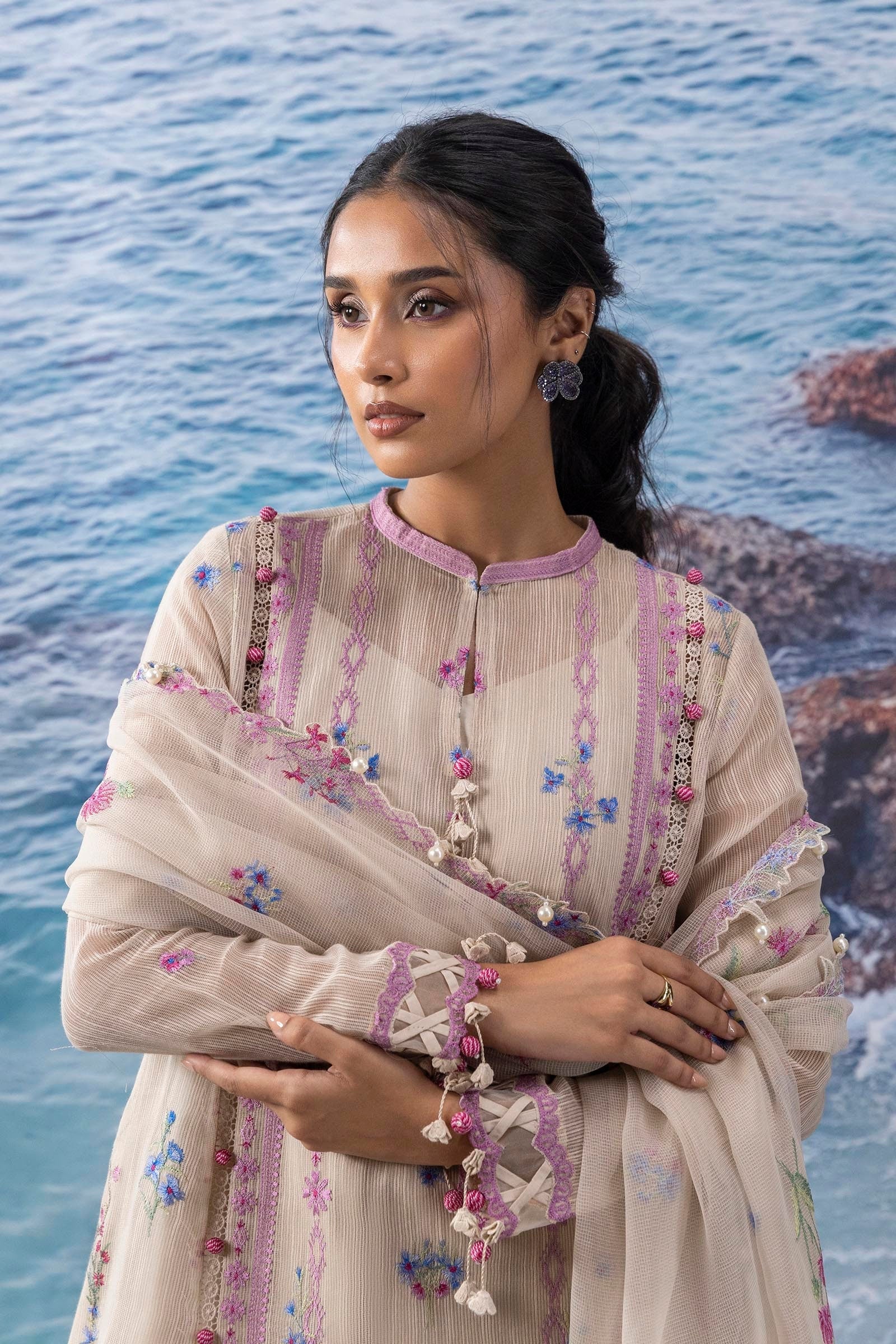 Sana Safinaz | Muzlin Summer 25 | 016A by Sana Safinaz - Designer Dress - Type: Ladies Clothes - Available at Libayah - 100% Original