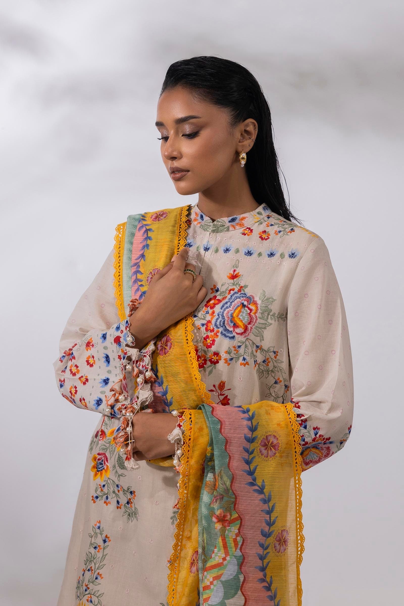 Sana Safinaz | Muzlin Summer 25 | 018A by Sana Safinaz - Designer Dress - Type: Ladies Clothes - Available at Libayah - 100% Original