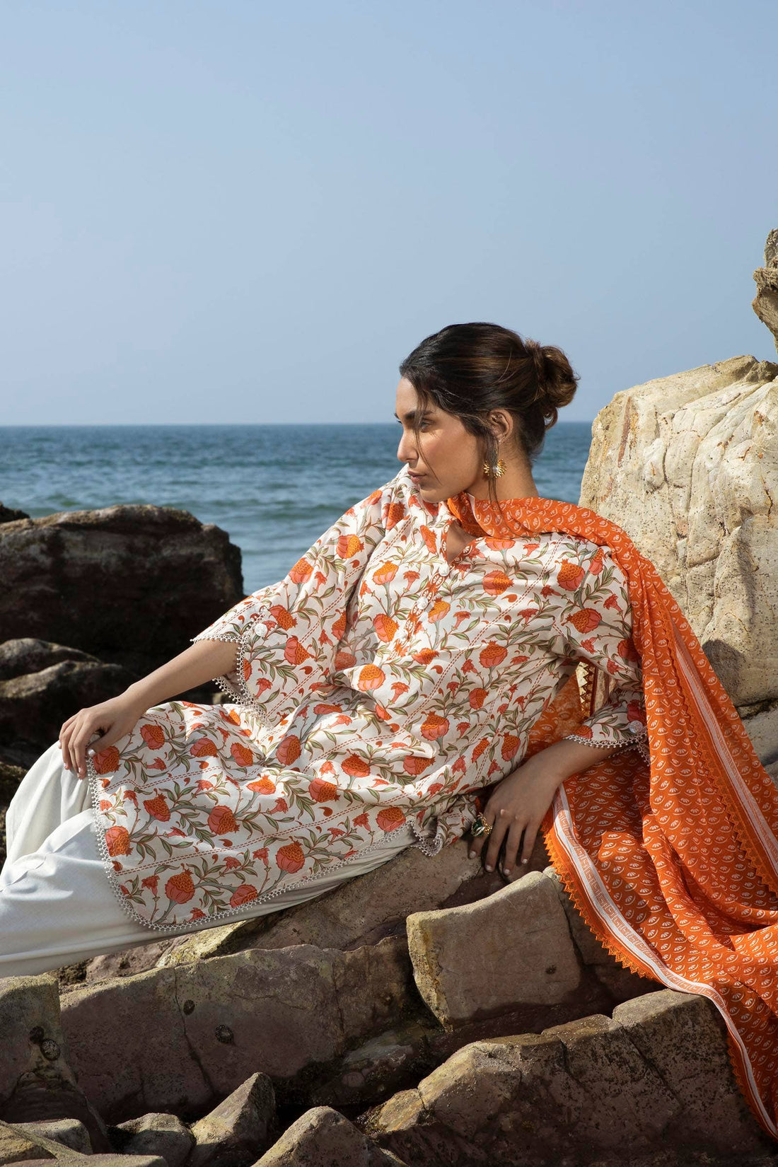 Sana Safinaz | Mahay Spring 24 | H241-002B-2BI by Sana Safinaz - Designer Dress - Type: Ladies Clothes - Available at Libayah - 100% Original