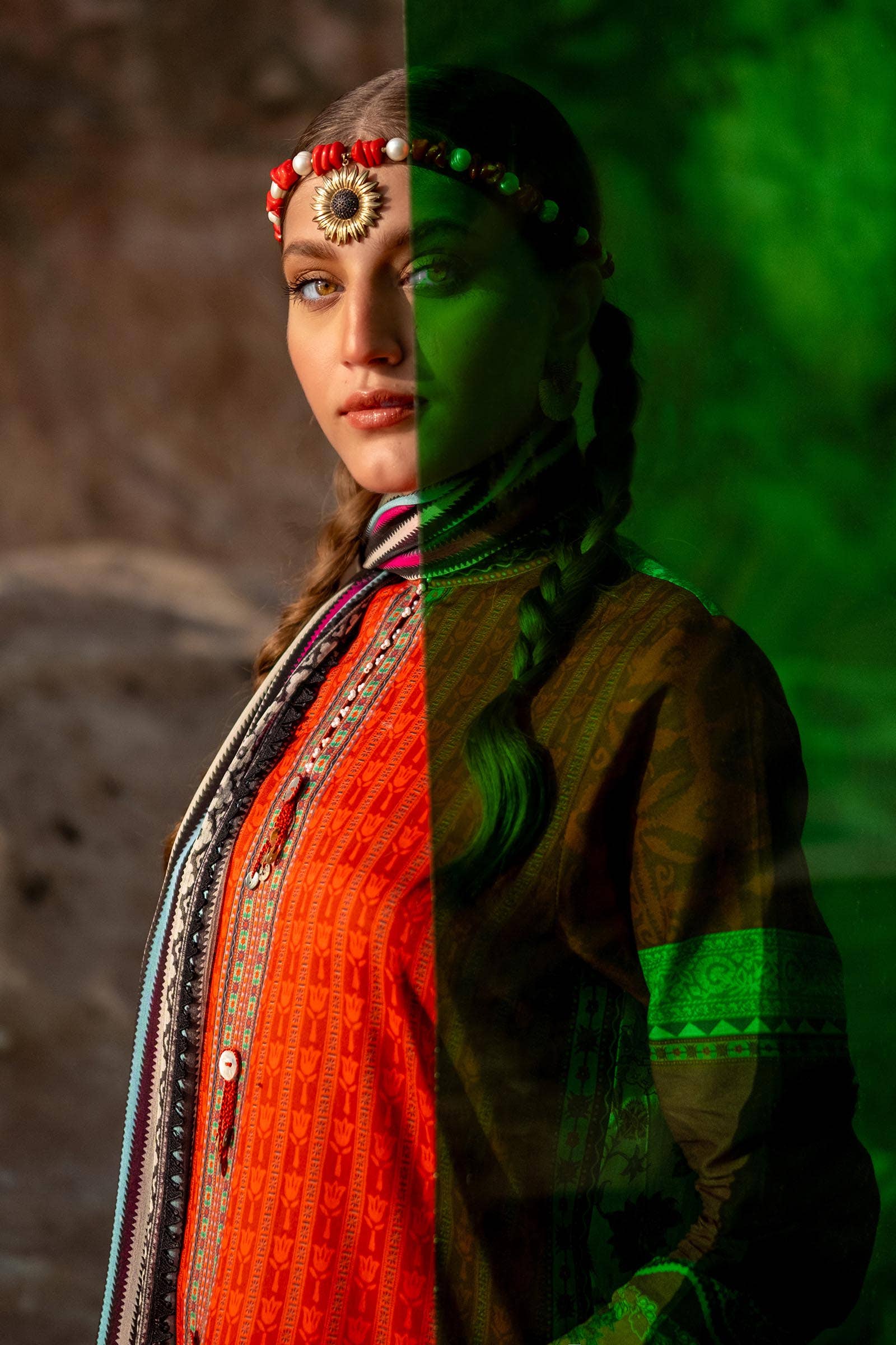 Sana Safinaz | Mahay Spring 24 | H241-024B-2I by Sana Safinaz - Designer Dress - Type: Ladies Clothes - Available at Libayah - 100% Original