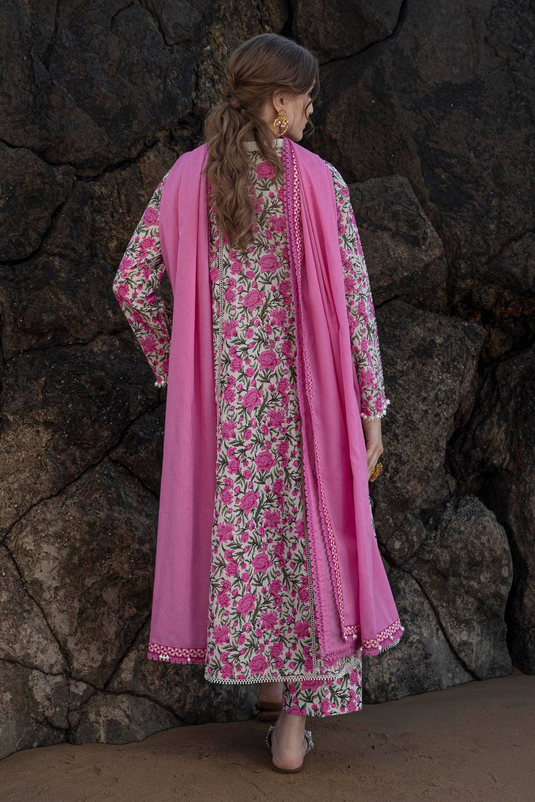 Sana Safinaz | Mahay Spring 24 | H241-004A-3CG by Sana Safinaz - Designer Dress - Type: Ladies Clothes - Available at Libayah - 100% Original