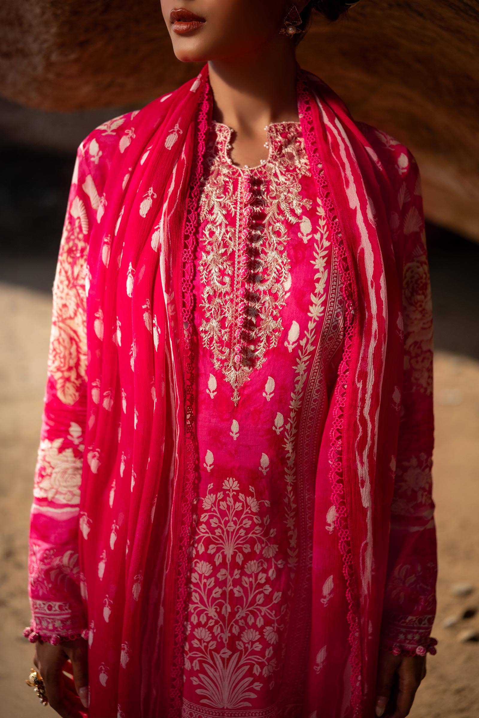 Sana Safinaz | Mahay Spring 24 | H241-005A-3CI by Sana Safinaz - Designer Dress - Type: Ladies Clothes - Available at Libayah - 100% Original