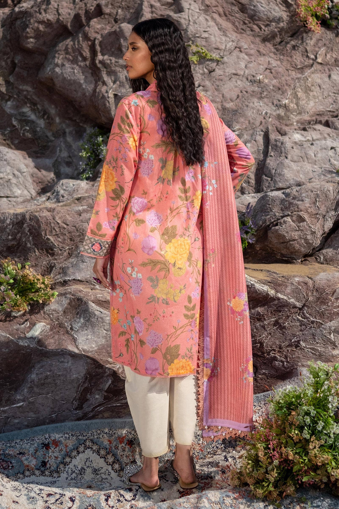 Sana Safinaz | Mahay Spring 24 | H241-007A-2S by Sana Safinaz - Designer Dress - Type: Ladies Clothes - Available at Libayah - 100% Original