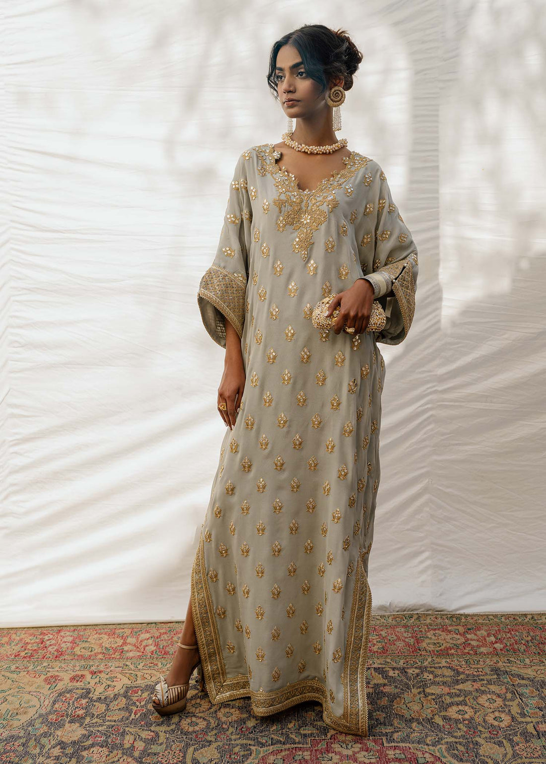 Mahgul | Eid Edit 2024 | Grey Amethyst by Mahgul - Designer Dress - Type: Ladies Clothes - Available at Libayah - 100% Original