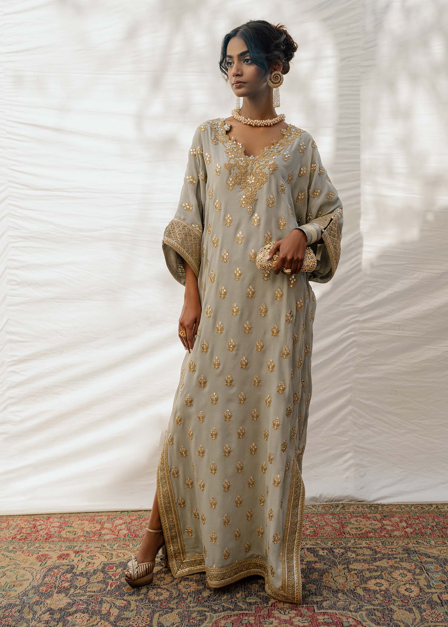 Mahgul | Eid Edit 2024 | Grey Amethyst by Mahgul - Designer Dress - Type: Ladies Clothes - Available at Libayah - 100% Original