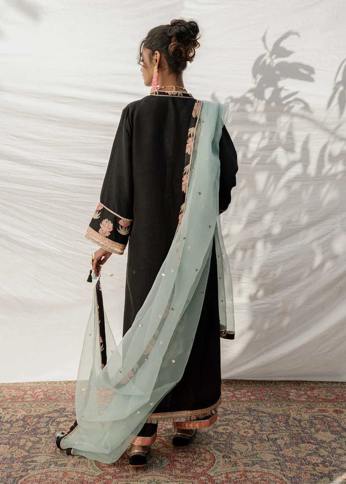 Mahgul | Eid Edit 2024 | Black Sea by Mahgul - Designer Dress - Type: Ladies Clothes - Available at Libayah - 100% Original