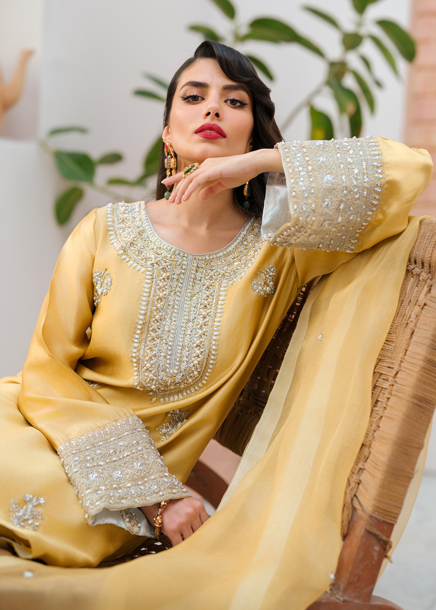 Mahum Asad | Raising The Bar | Bombshell by Mahum Asad - Designer Dress - Type: Ladies Clothes - Available at Libayah - 100% Original