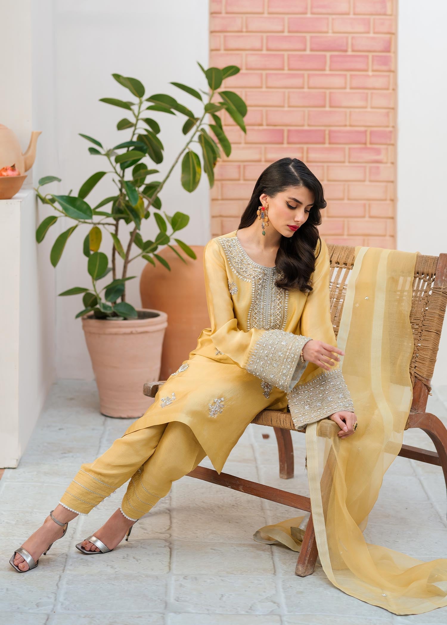 Mahum Asad | Raising The Bar | Bombshell by Mahum Asad - Designer Dress - Type: Ladies Clothes - Available at Libayah - 100% Original