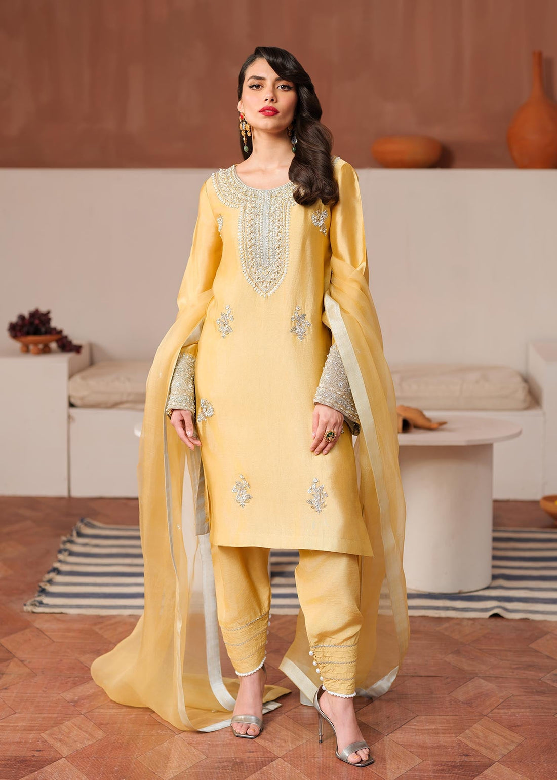 Mahum Asad | Raising The Bar | Bombshell by Mahum Asad - Designer Dress - Type: Ladies Clothes - Available at Libayah - 100% Original