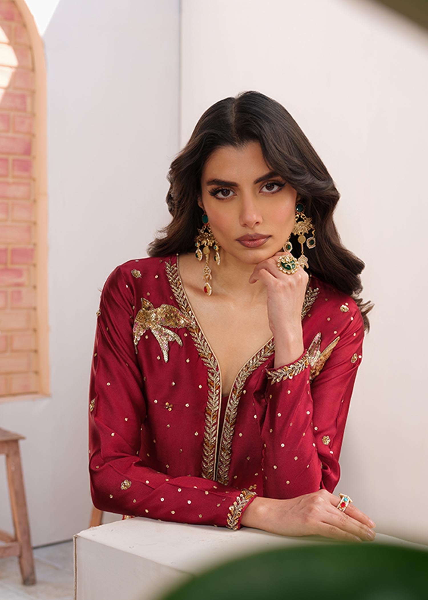 Mahum Asad | Raising The Bar | Berryme by Mahum Asad - Designer Dress - Type: Ladies Clothes - Available at Libayah - 100% Original