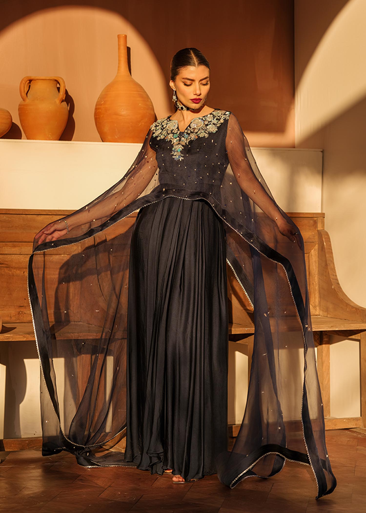 Mahum Asad | Raising The Bar | Trophy by Mahum Asad - Designer Dress - Type: Ladies Clothes - Available at Libayah - 100% Original
