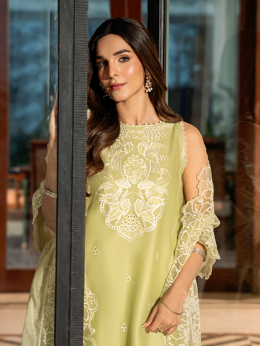 Izel | Mahveen Festive Lawn 25 | MARWA by Izel - Designer Dress - Type: Ladies Clothes - Available at Libayah - 100% Original