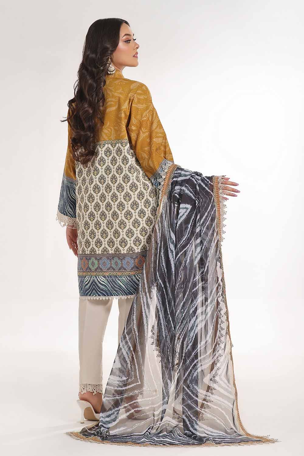 Gul Ahmed | MalMal Collection 24 | MFL-42003 by Gul Ahmed - Designer Dress - Type: Luxury - Available at Libayah - 100% Original