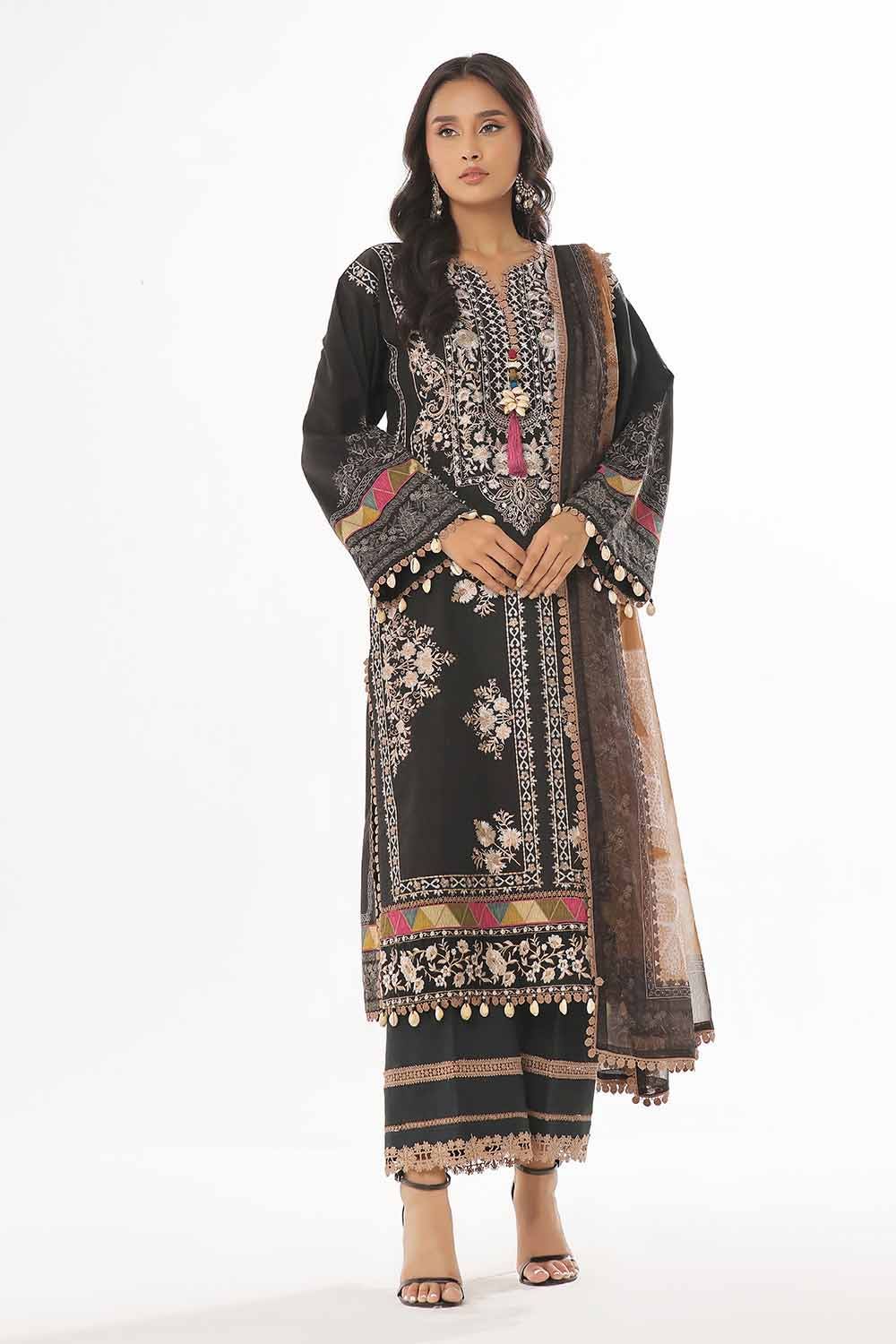 Gul Ahmed | MalMal Collection 24 | MFL-42006 by Gul Ahmed - Designer Dress - Type: Luxury - Available at Libayah - 100% Original