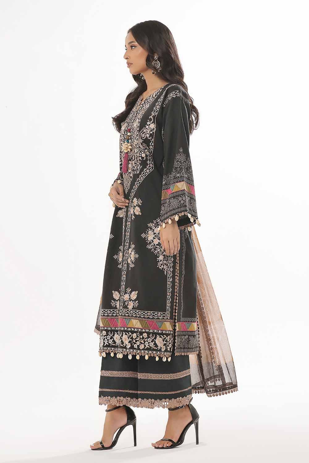 Gul Ahmed | MalMal Collection 24 | MFL-42006 by Gul Ahmed - Designer Dress - Type: Luxury - Available at Libayah - 100% Original