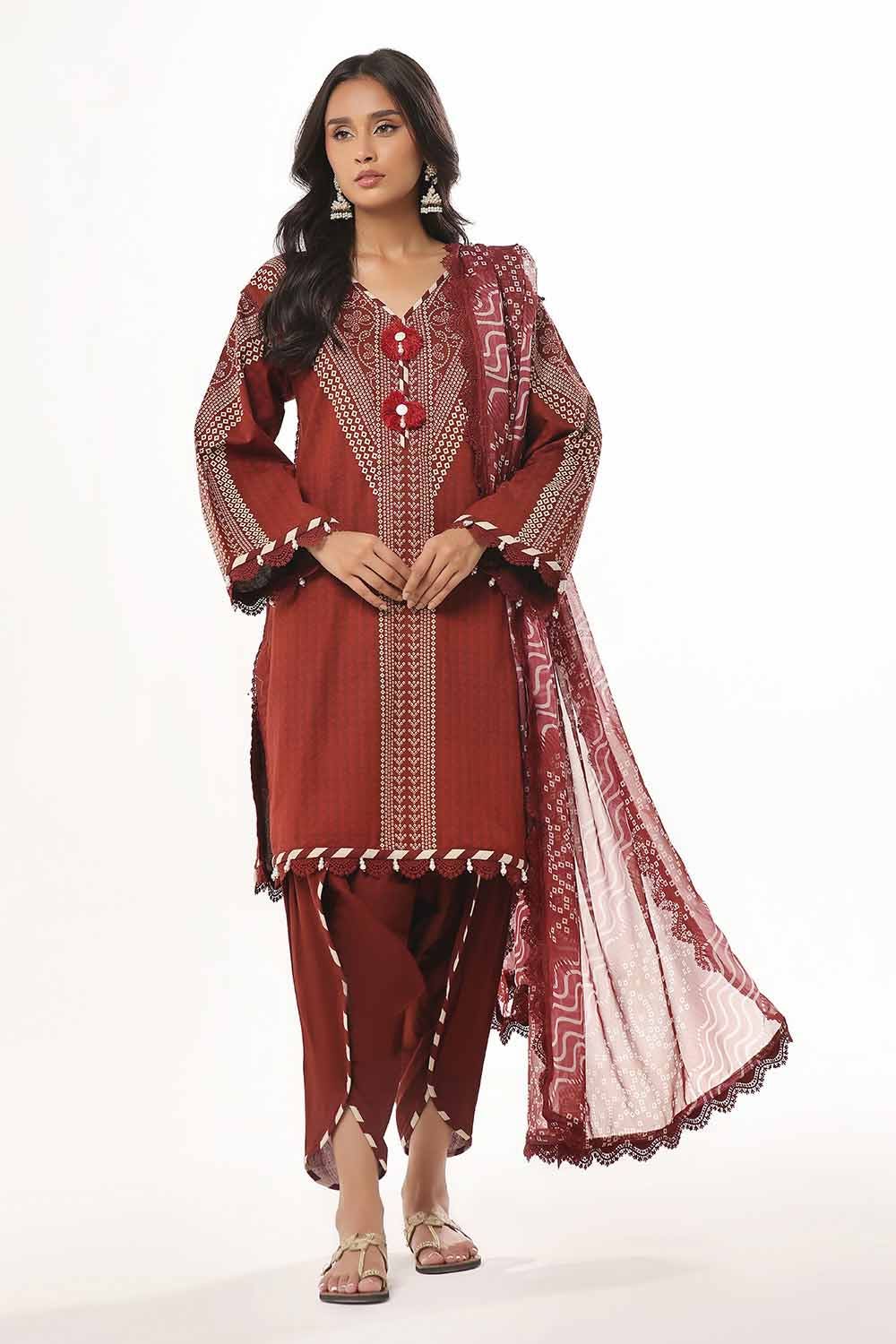 Gul Ahmed | MalMal Collection 24 | 42007 by Gul Ahmed - Designer Dress - Type: Luxury - Available at Libayah - 100% Original