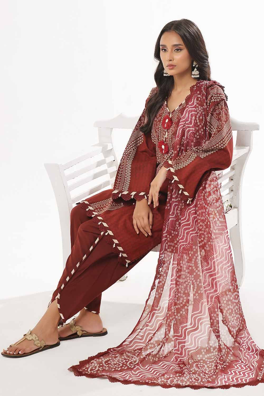 Gul Ahmed | MalMal Collection 24 | 42007 by Gul Ahmed - Designer Dress - Type: Luxury - Available at Libayah - 100% Original