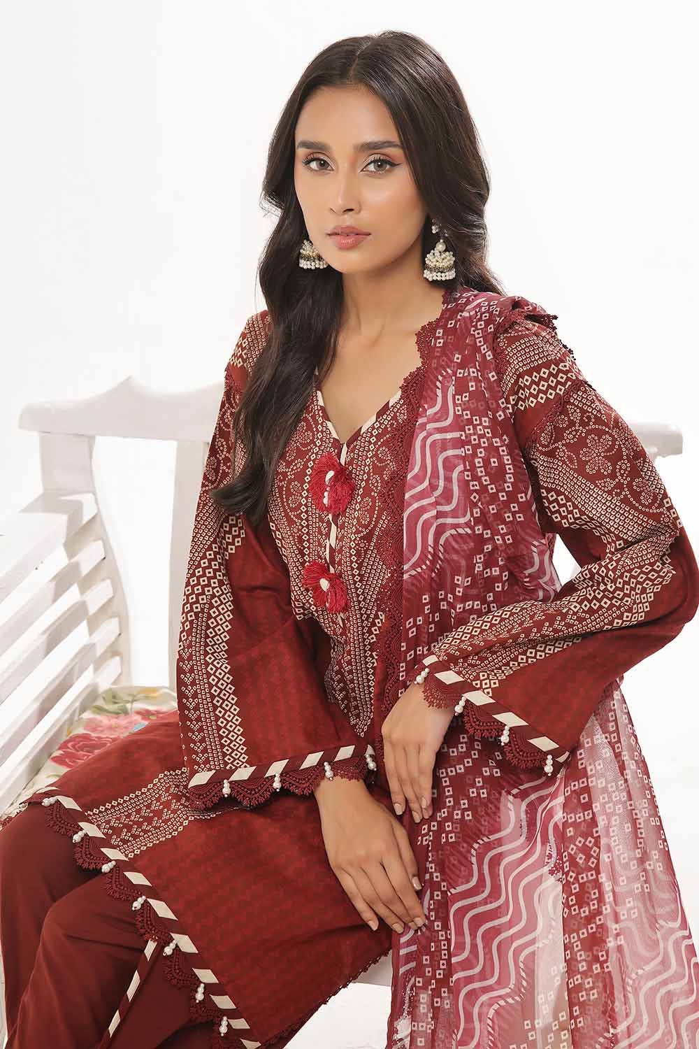 Gul Ahmed | MalMal Collection 24 | 42007 by Gul Ahmed - Designer Dress - Type: Luxury - Available at Libayah - 100% Original