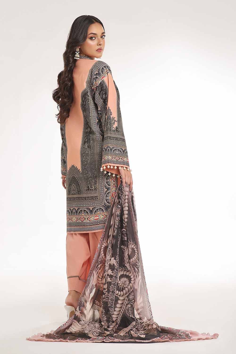 Gul Ahmed | MalMal Collection 24 | MFL-42008 by Gul Ahmed - Designer Dress - Type: Luxury - Available at Libayah - 100% Original