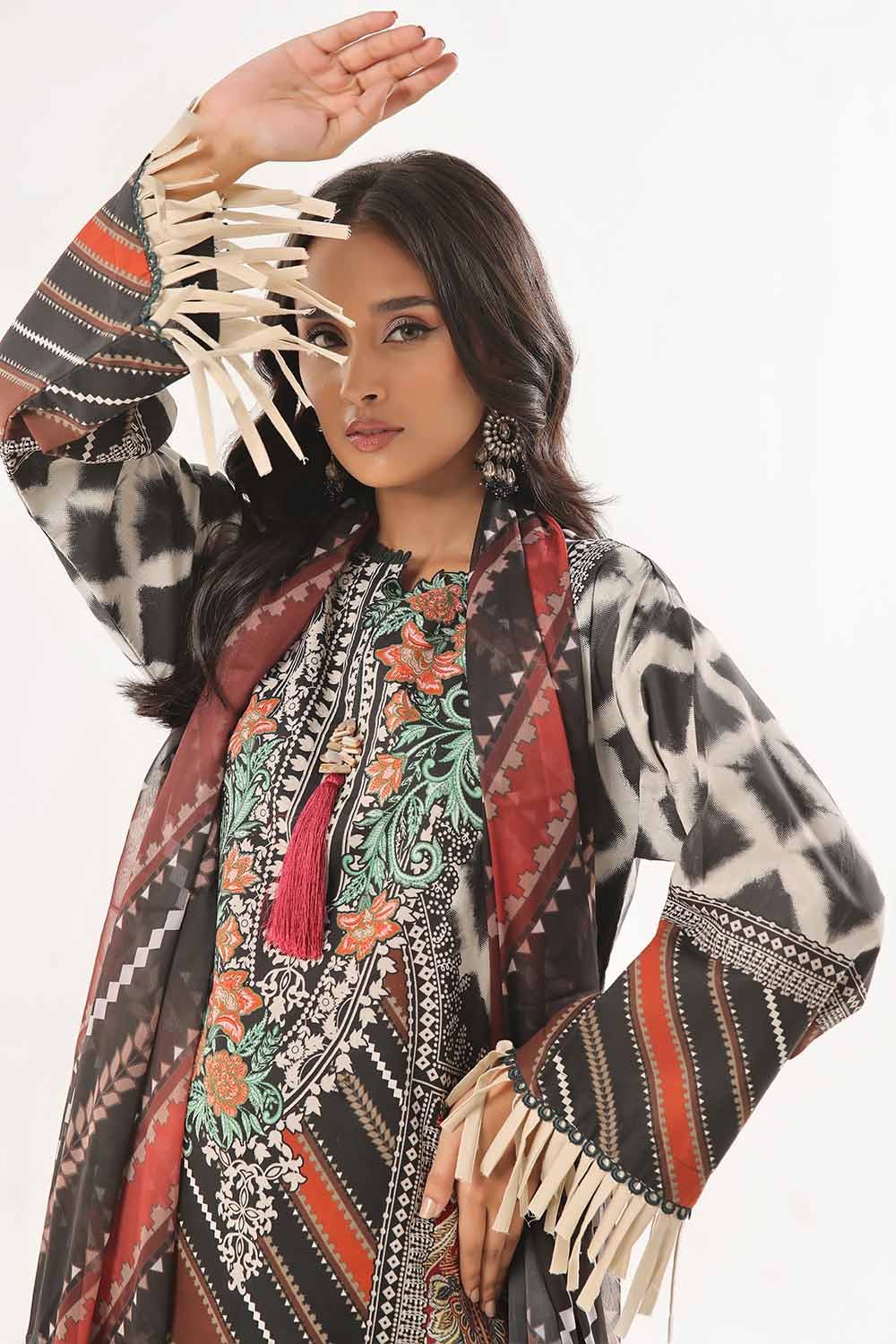 Gul Ahmed | MalMal Collection 24 | MFL-42009 by Gul Ahmed - Designer Dress - Type: Luxury - Available at Libayah - 100% Original
