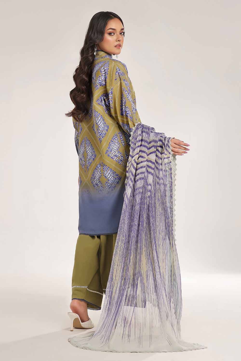 Gul Ahmed | MalMal Collection 24 | MFL-42010 by Gul Ahmed - Designer Dress - Type: Luxury - Available at Libayah - 100% Original