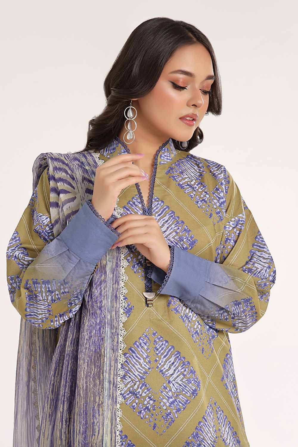 Gul Ahmed | MalMal Collection 24 | MFL-42010 by Gul Ahmed - Designer Dress - Type: Luxury - Available at Libayah - 100% Original