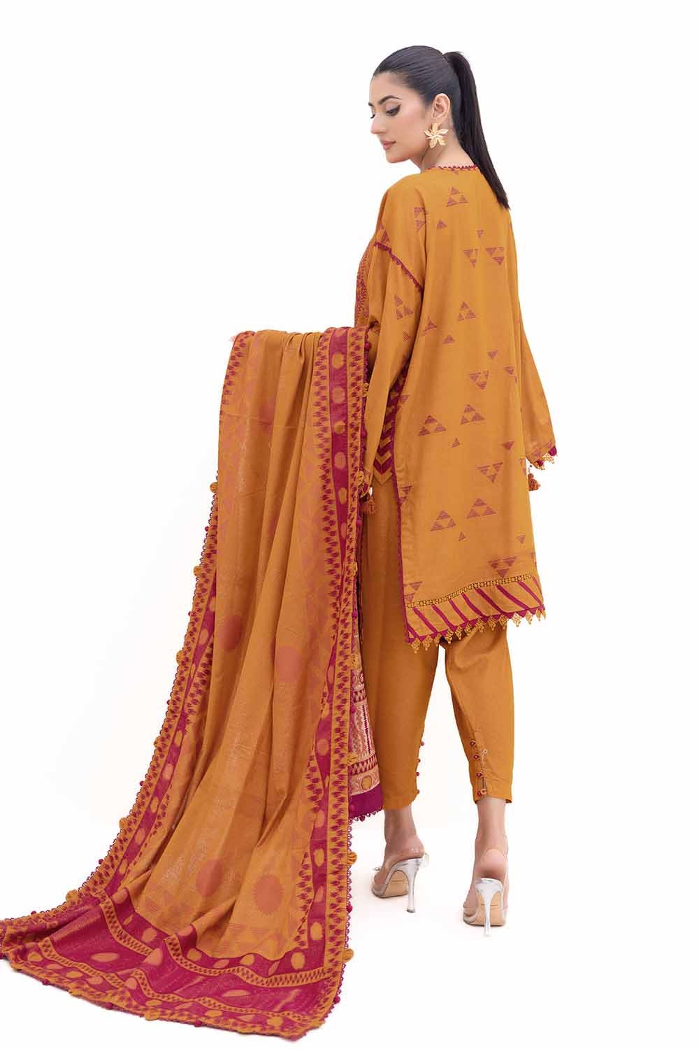 Gul Ahmed | Winter Collection 24 | Jacquard Suit MJ-42054 by Gul Ahmed - Designer Dress - Type: Ladies Clothes - Available at Libayah - 100% Original