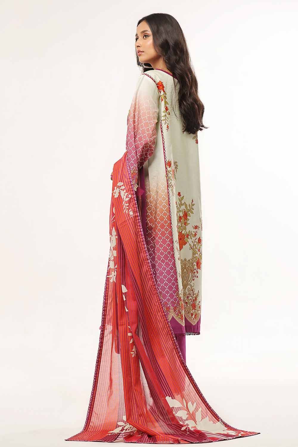 Gul Ahmed | MalMal Collection 24 | ML-42001 by Gul Ahmed - Designer Dress - Type: Luxury - Available at Libayah - 100% Original