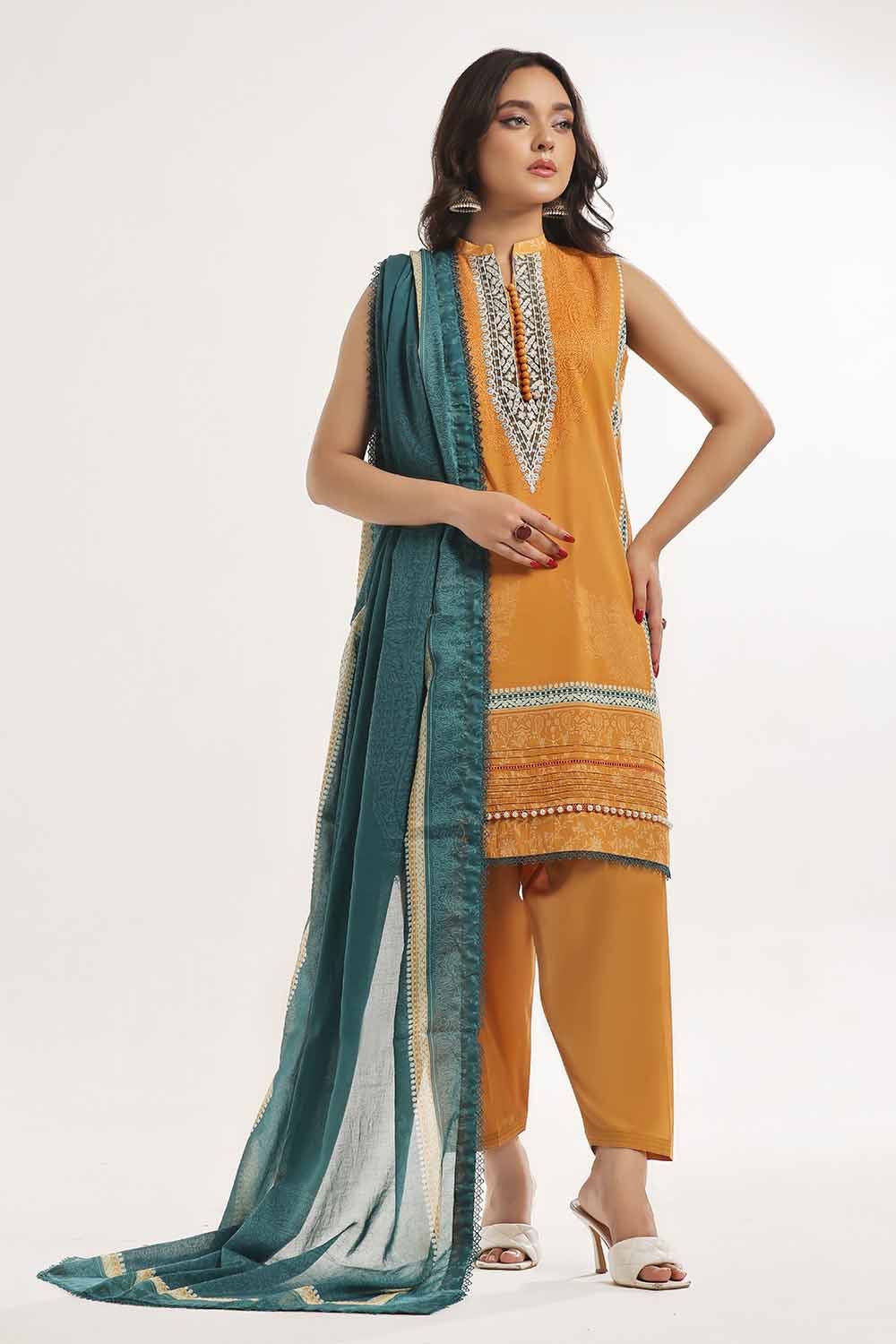 Gul Ahmed | MalMal Collection 24 | ML-42015 by Gul Ahmed - Designer Dress - Type: Luxury - Available at Libayah - 100% Original