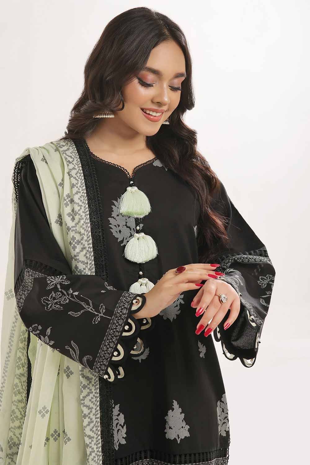 Gul Ahmed | MalMal Collection 24 | ML-42017 by Gul Ahmed - Designer Dress - Type: Luxury - Available at Libayah - 100% Original