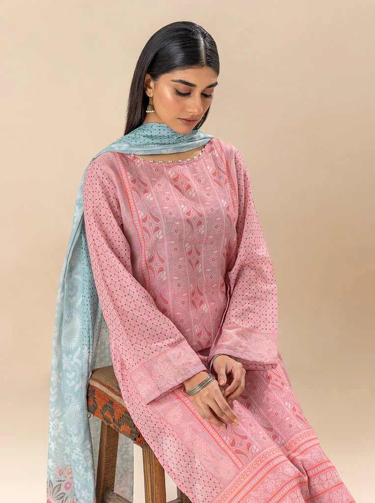 Morbagh | Lawn Collection 24 | SERENE NEEDLE by Morbagh - Designer Dress - Type: Ladies Clothes - Available at Libayah - 100% Original