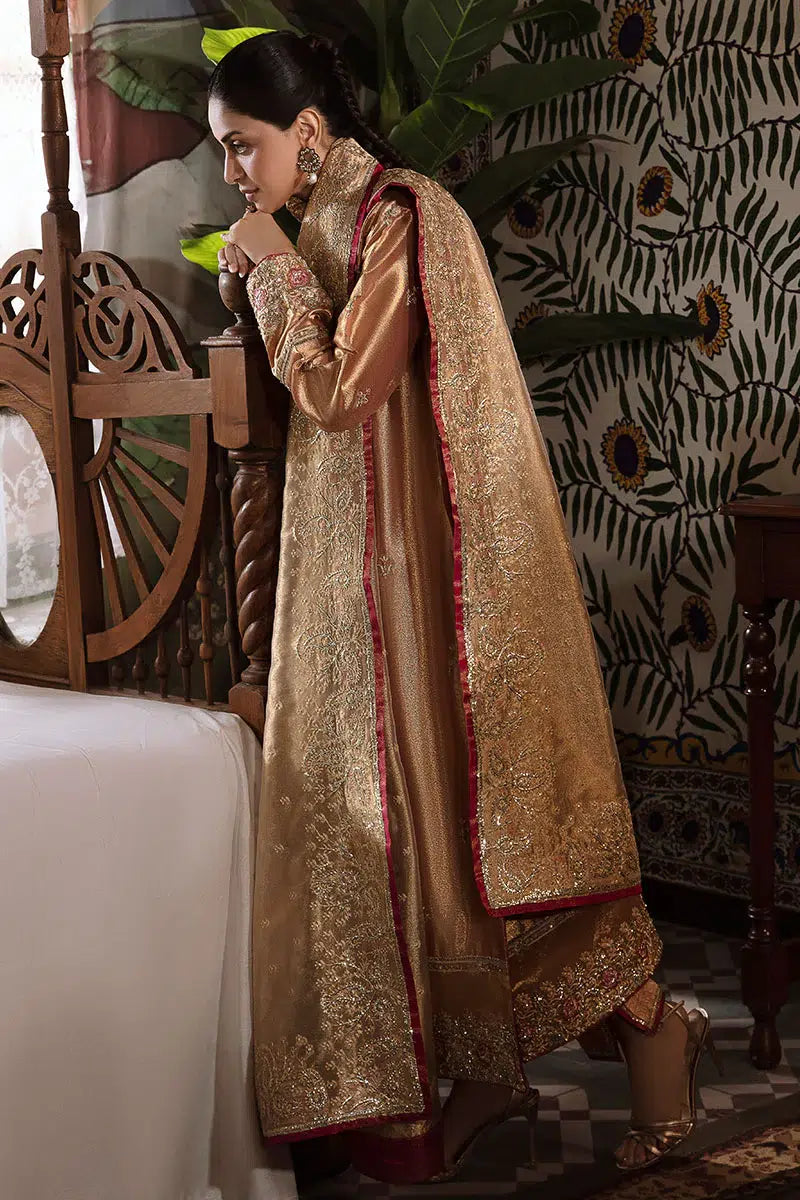 Mushq | Sunehri Anmol Edit | Aleha by Mushq - Designer Dress  - Type : Wedding Dress - Available at Libayah - 100% Original 