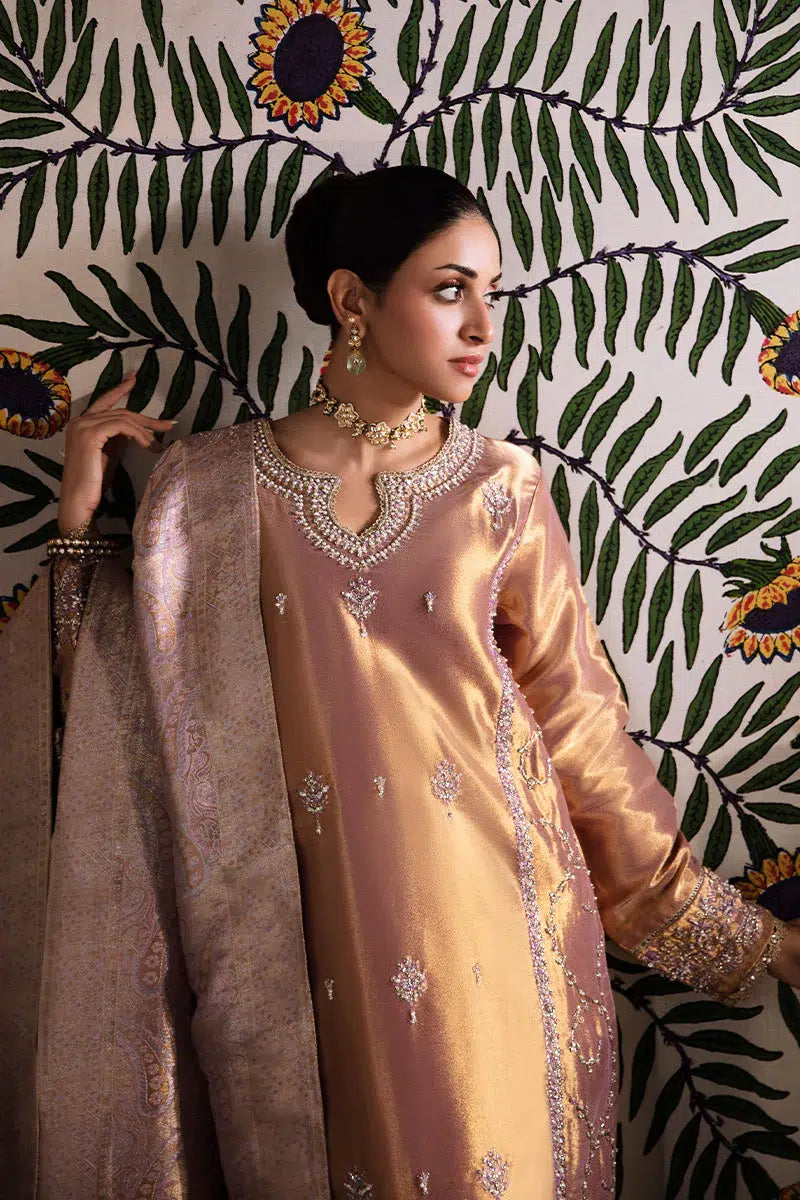 Mushq | Sunehri Anmol Edit | Nurah by Mushq - Designer Dress  - Type : Wedding Dress - Available at Libayah - 100% Original 
