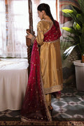 Mushq | Sunehri Anmol Edit | Zaisha by Mushq - Designer Dress  - Type : Wedding Dress - Available at Libayah - 100% Original 