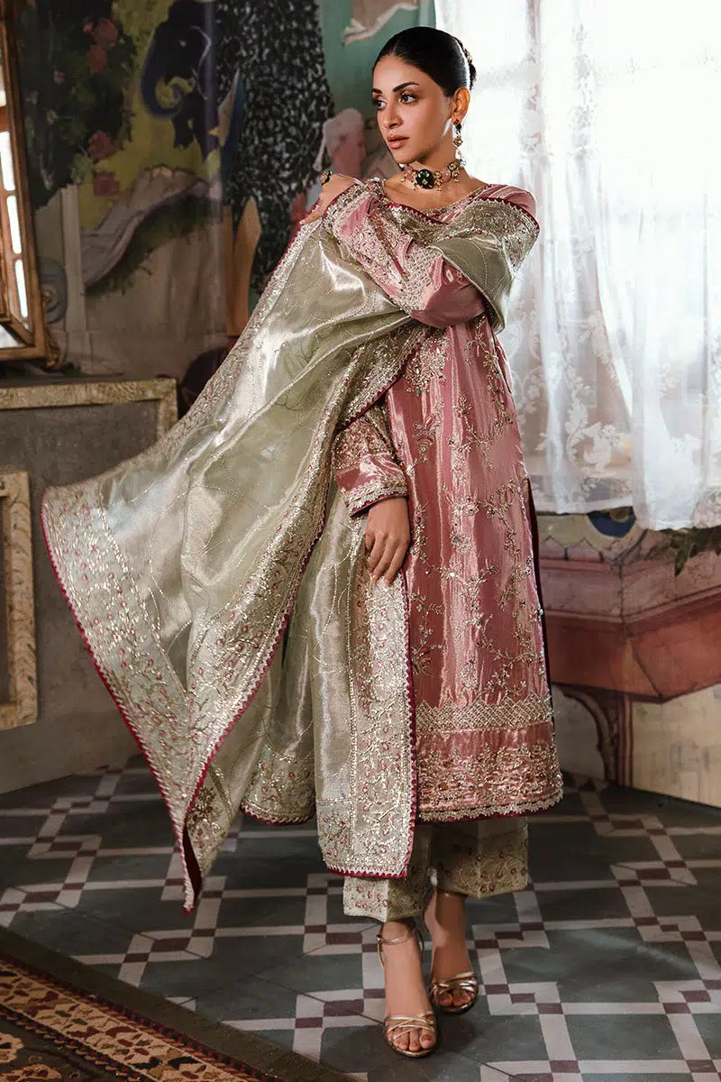 Mushq | Sunehri Anmol Edit | Lamia by Mushq - Designer Dress  - Type : Wedding Dress - Available at Libayah - 100% Original 