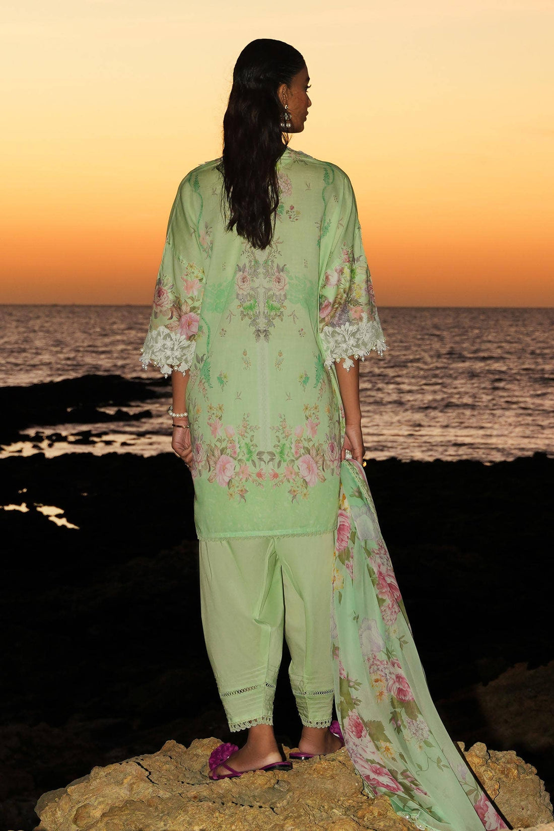 Sana Safinaz | Muzlin Spring 24 | M241-013B-CI by Sana Safinaz - Designer Dress - Type: Ladies Clothes - Available at Libayah - 100% Original