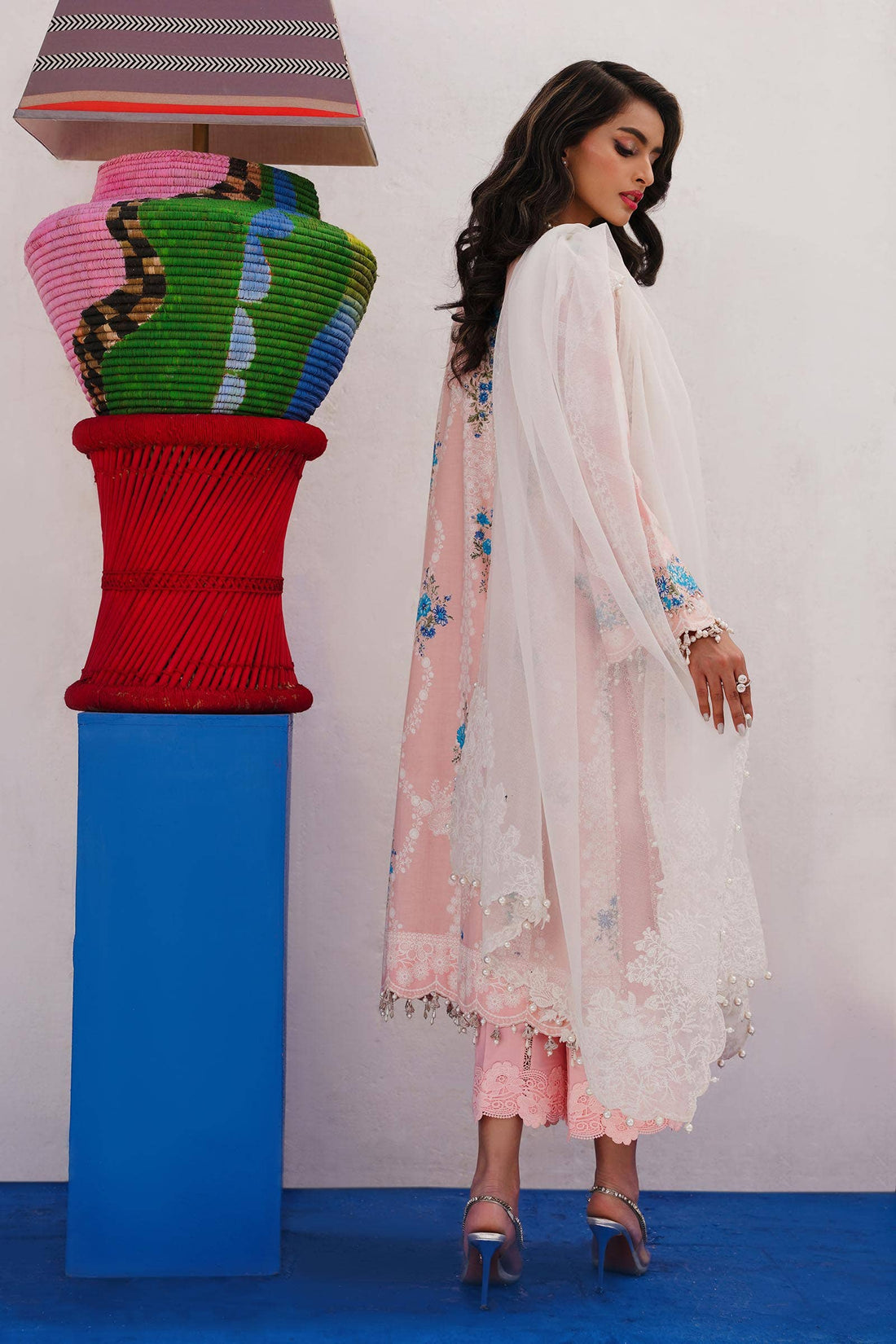 Sana Safinaz | Muzlin Spring 24 | M241-020B-CW by Sana Safinaz - Designer Dress - Type: Ladies Clothes - Available at Libayah - 100% Original