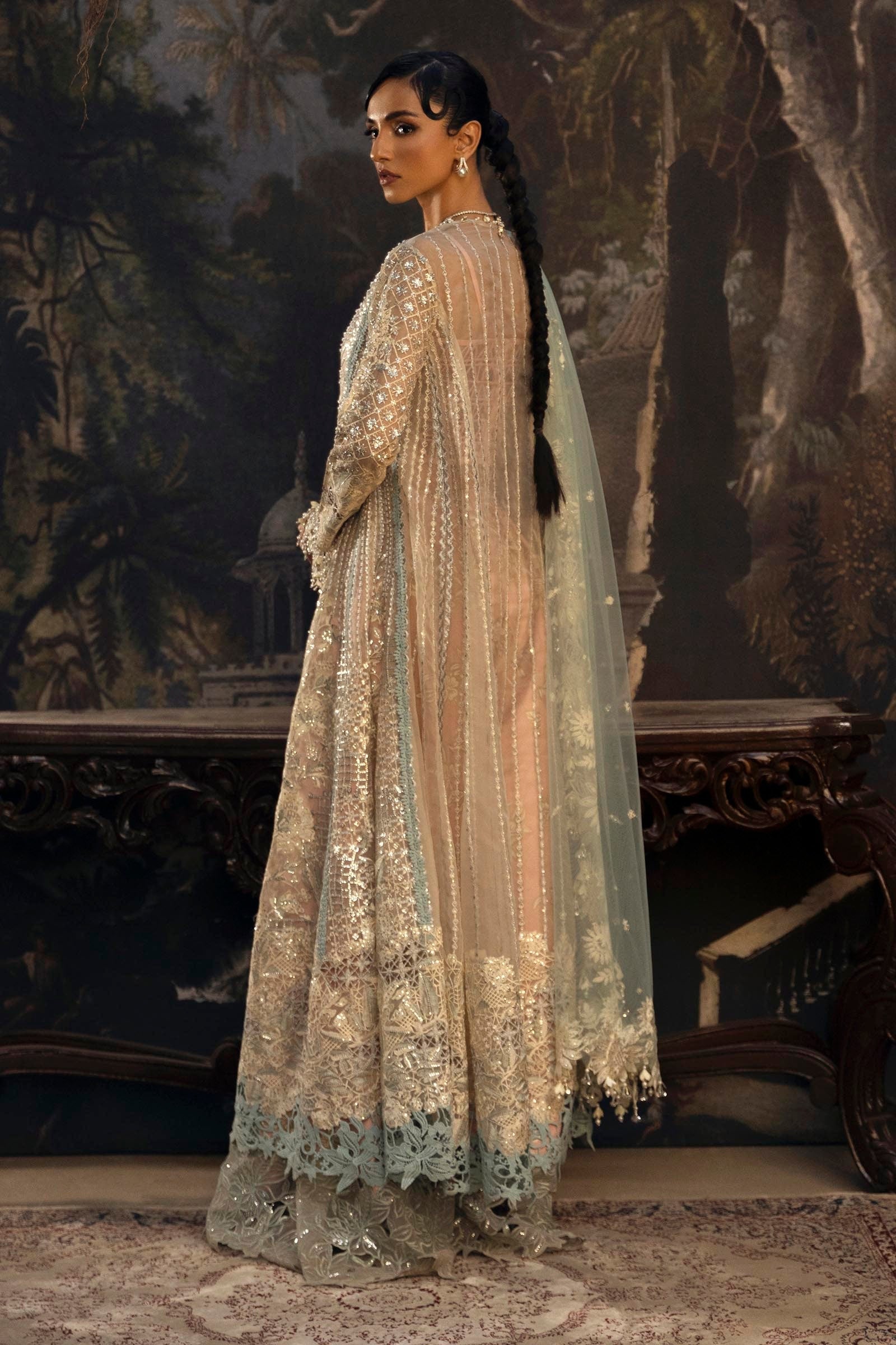 Sana Safinaz | Nura Festive 25 | N251-001-3CT by Sana Safinaz - Designer Dress  - Type : Ladies Clothes - Available at Libayah - 100% Original 