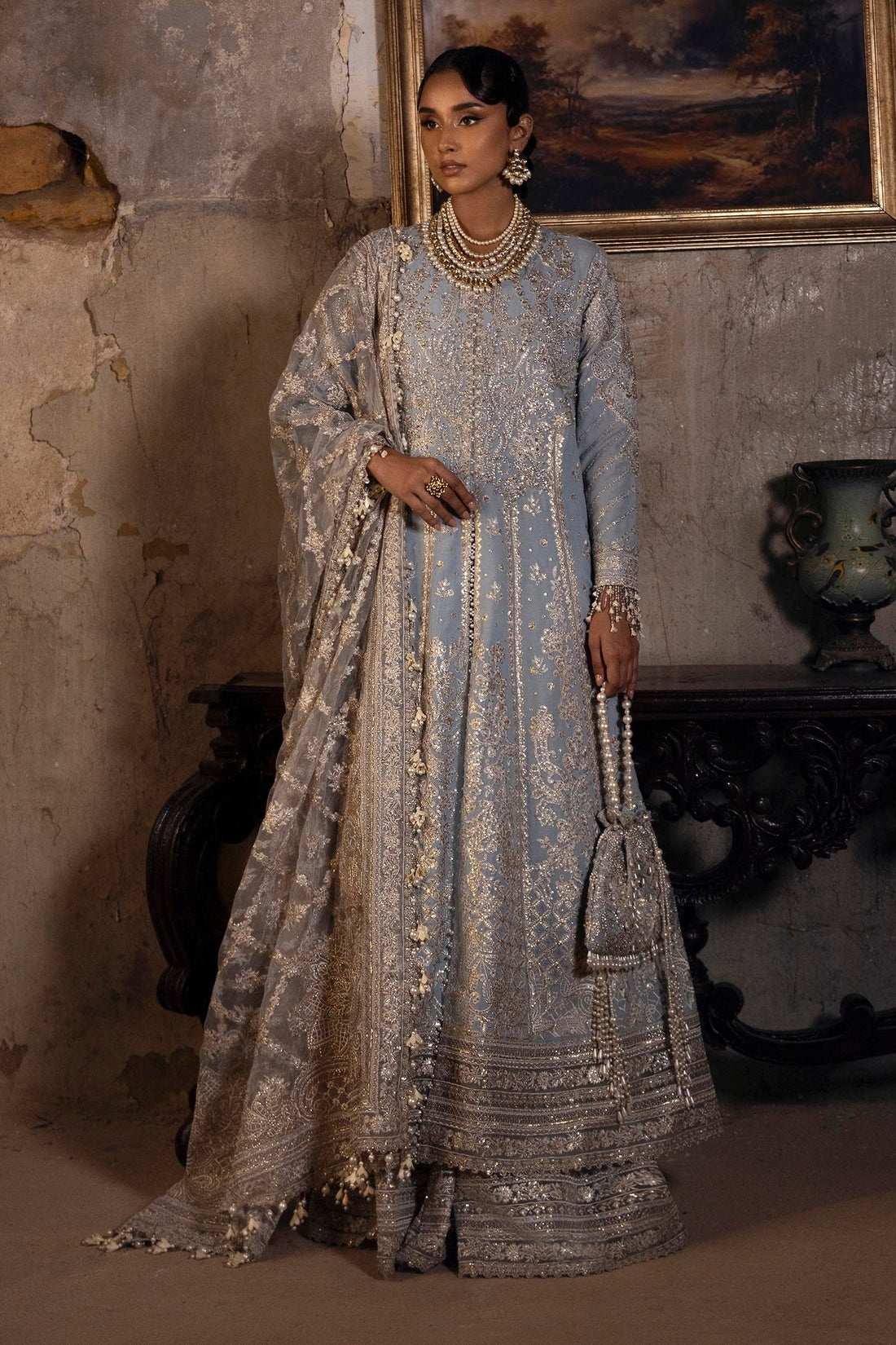 Sana Safinaz | Nura Festive 25 | N251-008-3CT by Sana Safinaz - Designer Dress  - Type : Ladies Clothes - Available at Libayah - 100% Original 
