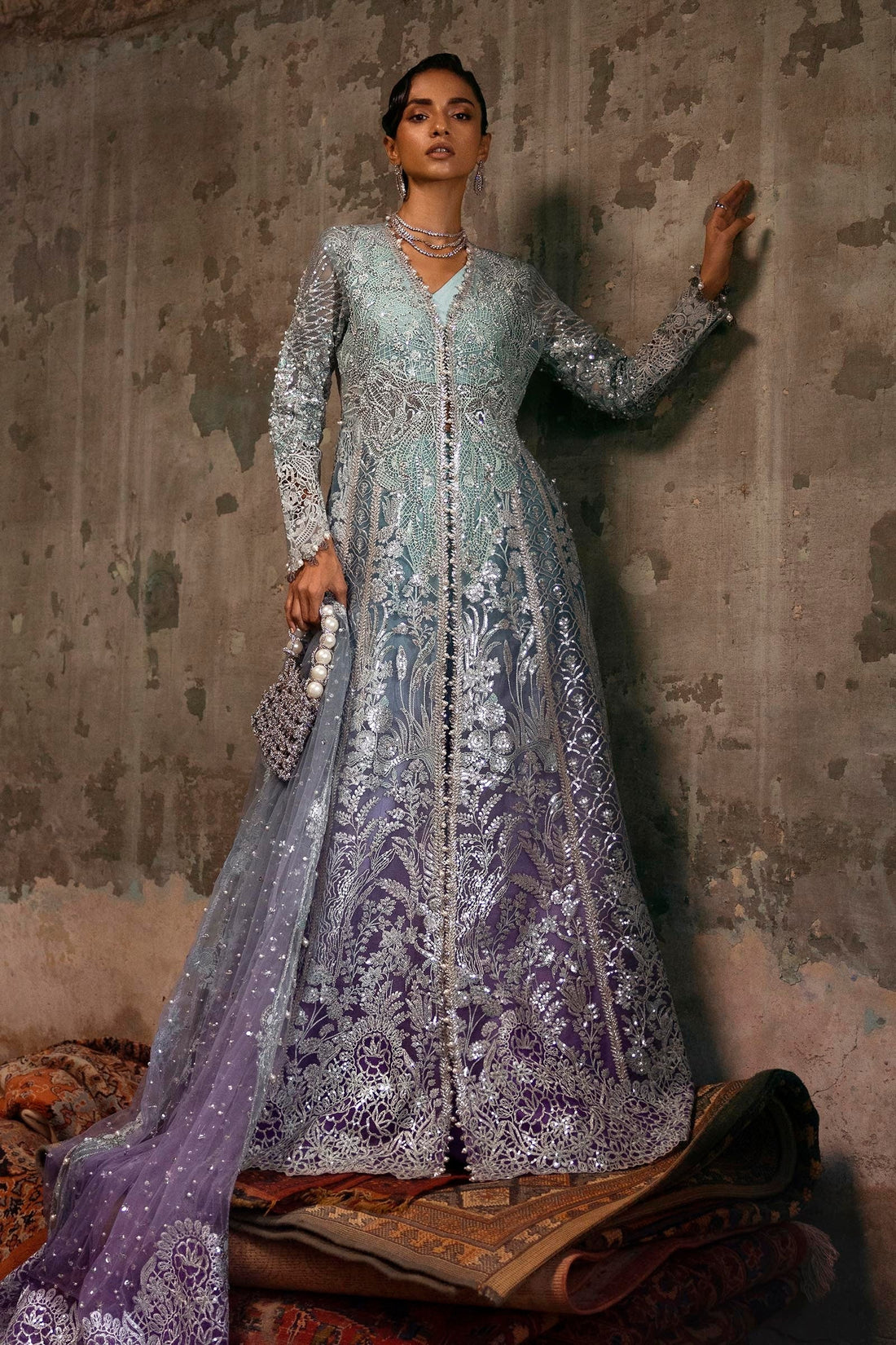 Sana Safinaz | Nura Festive 25 | N252-002-3CX by Sana Safinaz - Designer Dress - Type: Ladies Clothes - Available at Libayah - 100% Original