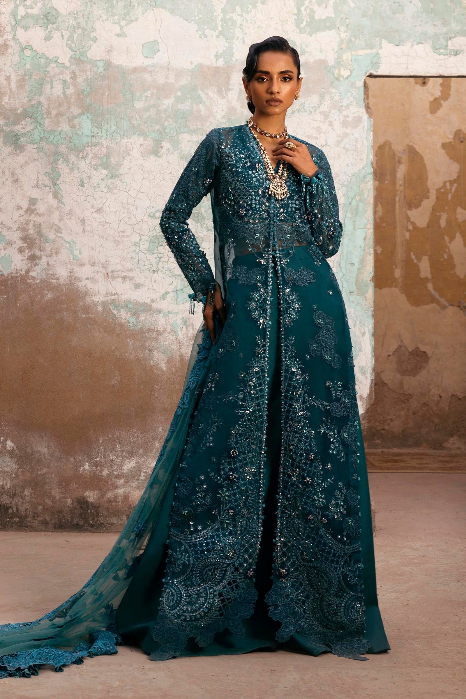Sana Safinaz | Nura Festive 25 | N252-008-3CX by Sana Safinaz - Designer Dress - Type: Ladies Clothes - Available at Libayah - 100% Original