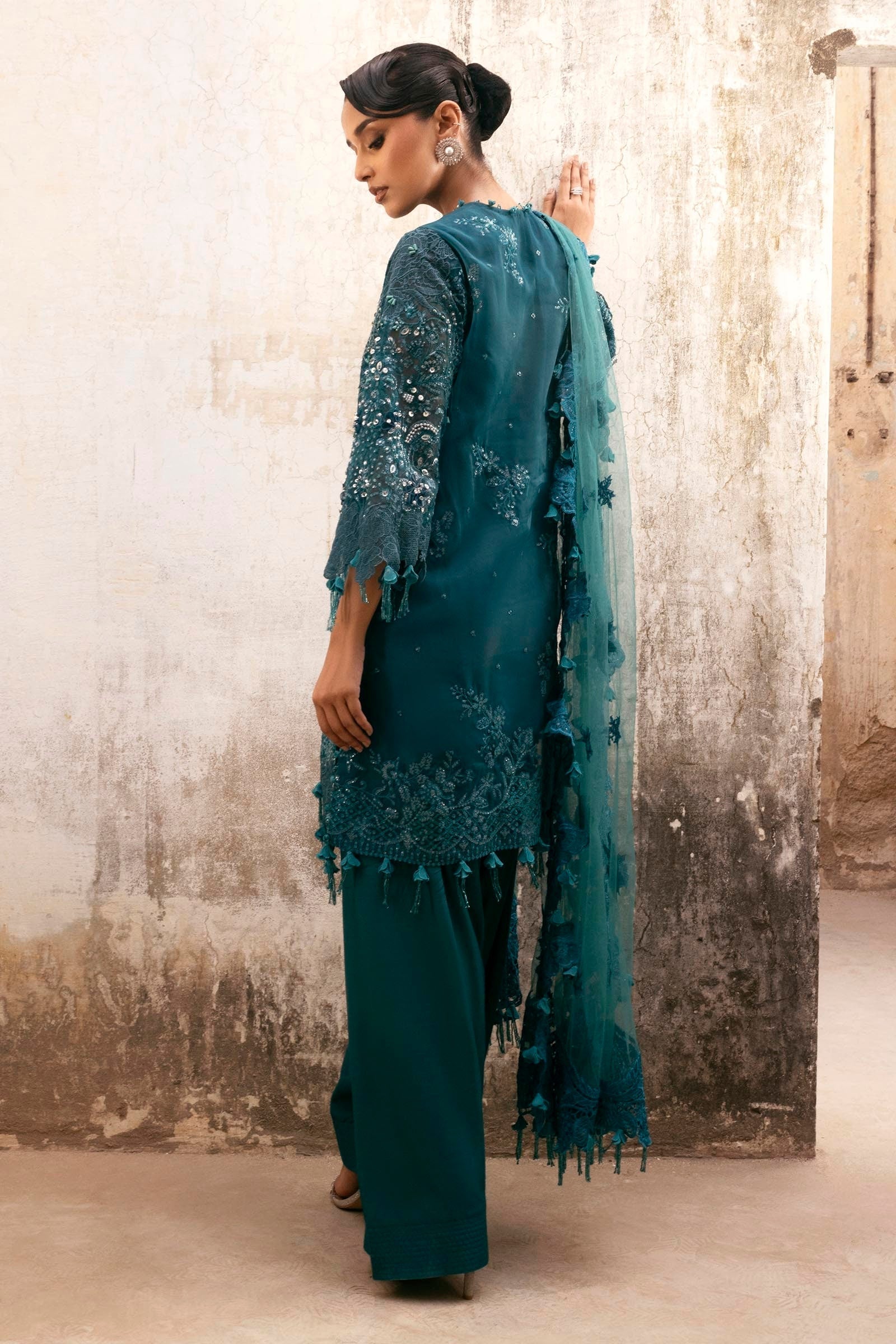 Sana Safinaz | Nura Festive 25 | N252-008-3CX by Sana Safinaz - Designer Dress - Type: Ladies Clothes - Available at Libayah - 100% Original