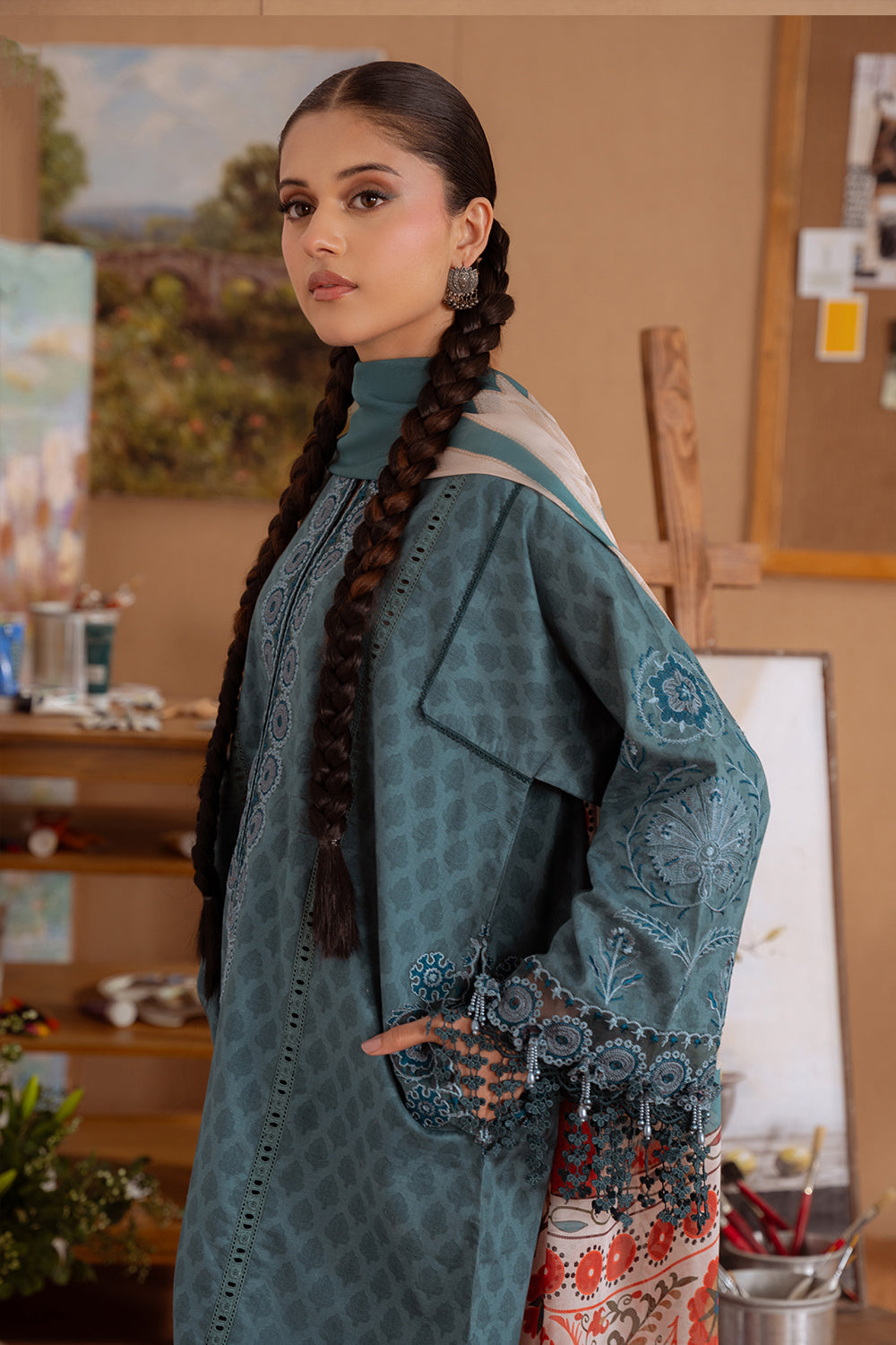 Saira Rizwan | Laanem Summer Lawn 25 | SEREN-B-SRL25-08 by Saira Rizwan - Designer Dress - Type: Ladies Clothes - Available at Libayah - 100% Original
