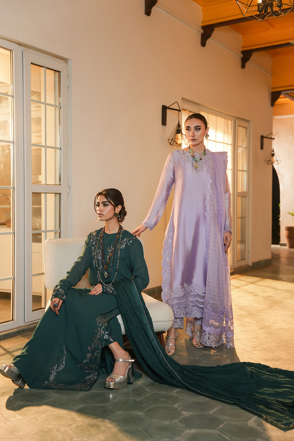 Nilofer Shahid | Verve Summer 24 | Dynamic Diva (3pc)- Verve SS 24 by Nilofer Shahid - Designer Dress - Type: Ladies Clothes - Available at Libayah - 100% Original
