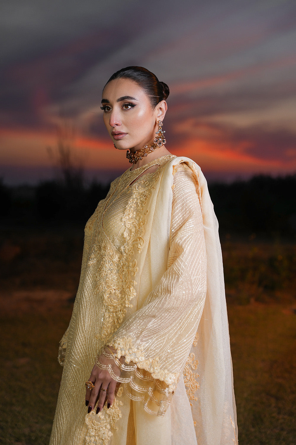 Nilofer Shahid | Verve Summer 24 | Irina   Verve SS 24 by Nilofer Shahid - Designer Dress - Type: Ladies Clothes - Available at Libayah - 100% Original