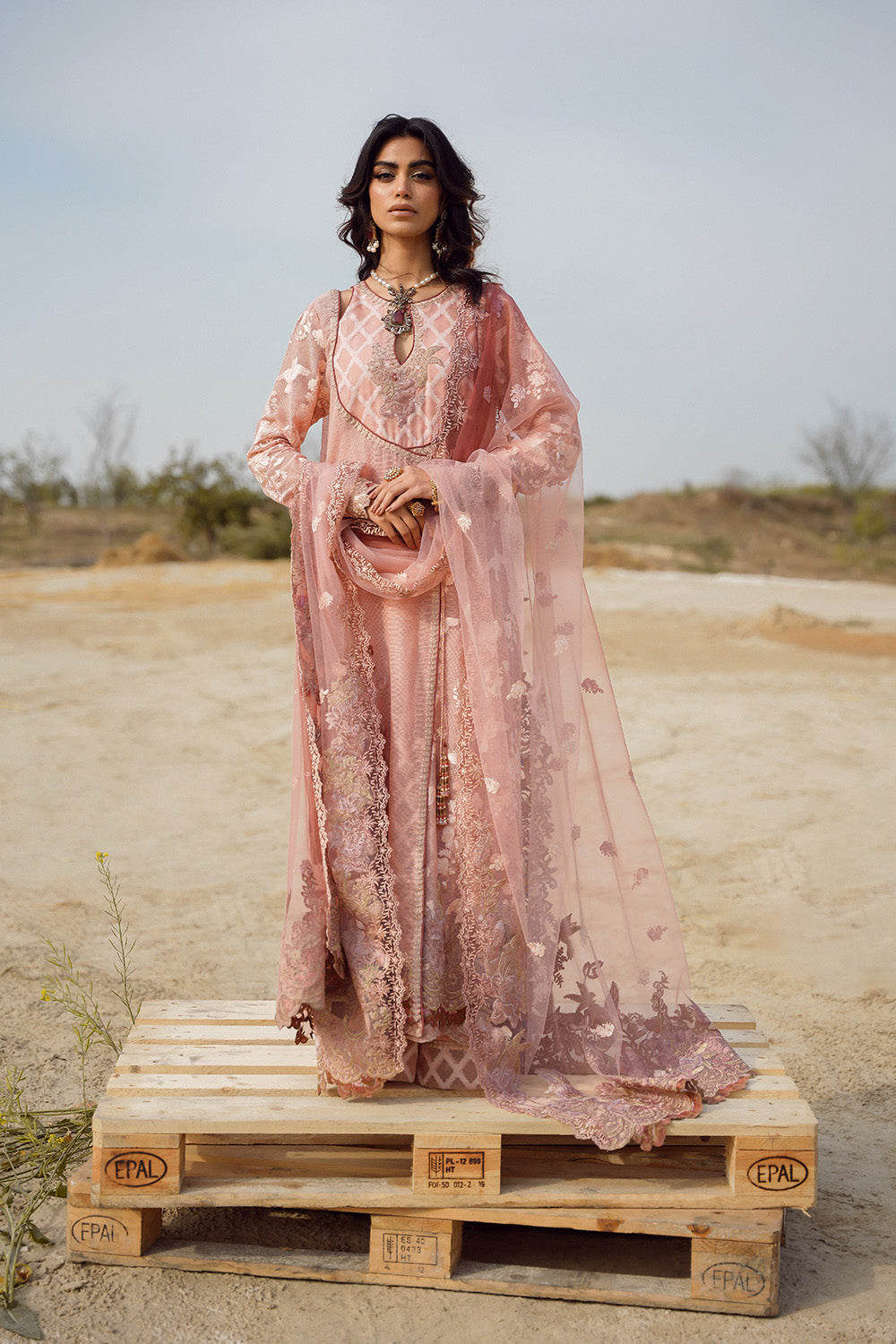 Nilofer Shahid | Verve Summer 24 | Sasha (3pc)   Verve SS 24 by Nilofer Shahid - Designer Dress - Type: Ladies Clothes - Available at Libayah - 100% Original