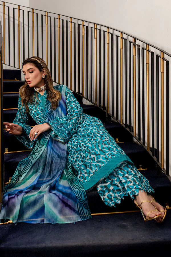 Nureh | Printed Lawn 24 | SP-92 by Nureh - Designer Dress - Type: Ladies Clothes - Available at Libayah - 100% Original
