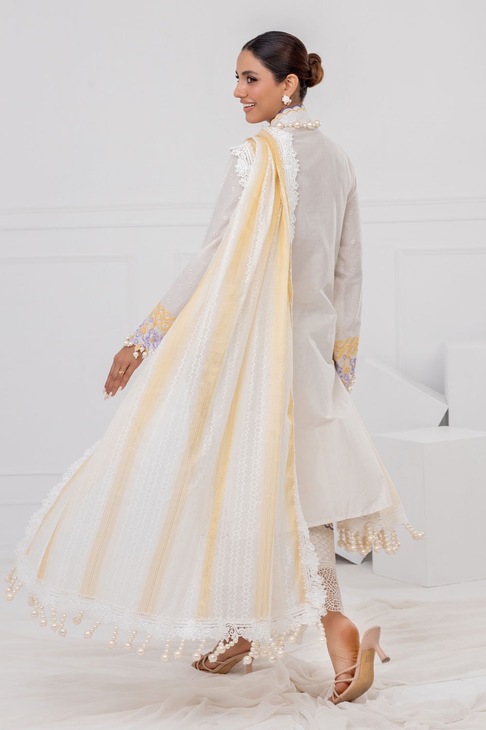 Gul Ahmed | Festive Eid 25 | FE-52019 by Gul Ahmed - Designer Dress - Type: Ladies Clothes - Available at Libayah - 100% Original