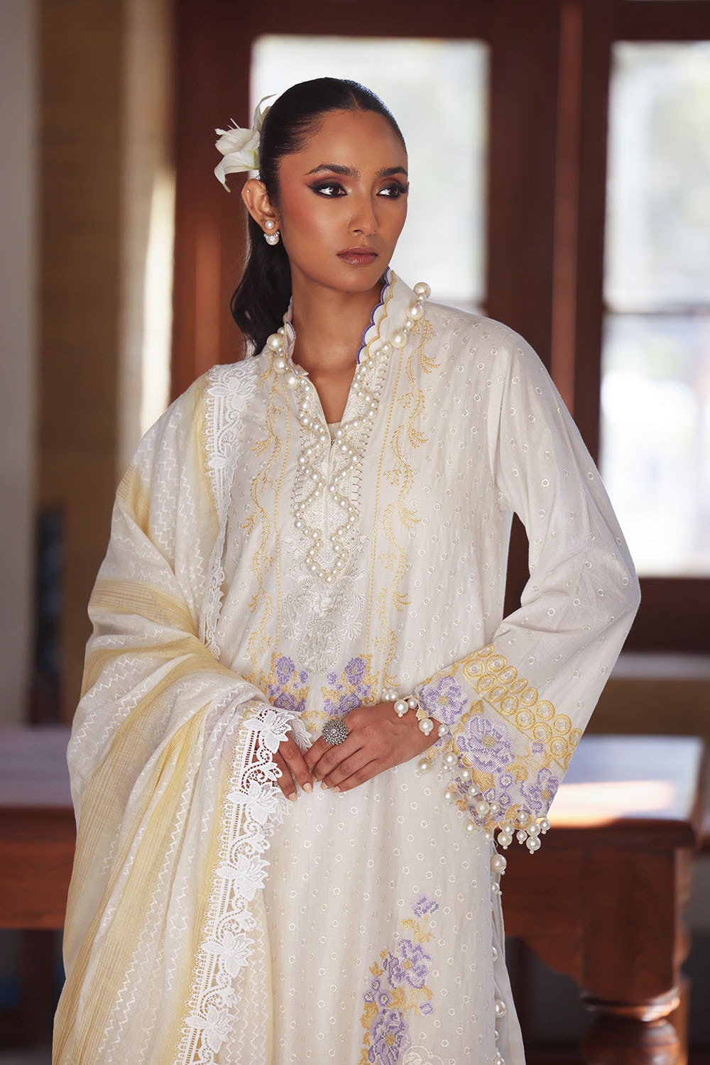 Gul Ahmed | Festive Eid 25 | FE-52019 by Gul Ahmed - Designer Dress - Type: Ladies Clothes - Available at Libayah - 100% Original